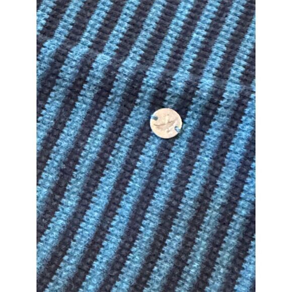 Eddie Bauer Women's Blue Striped Long Sleeve Button-Up Shirt Size M NWT - Picture 10 of 10